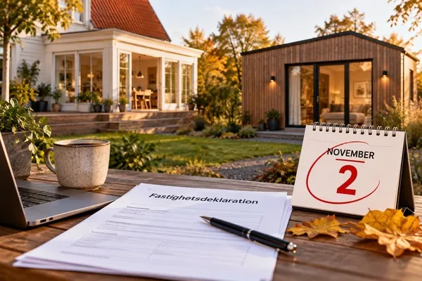 Byggt till eller byggt attefallshus? Så påverkar det fastighetsdeklarationen – och det här måste du göra senast 2 november 2026.