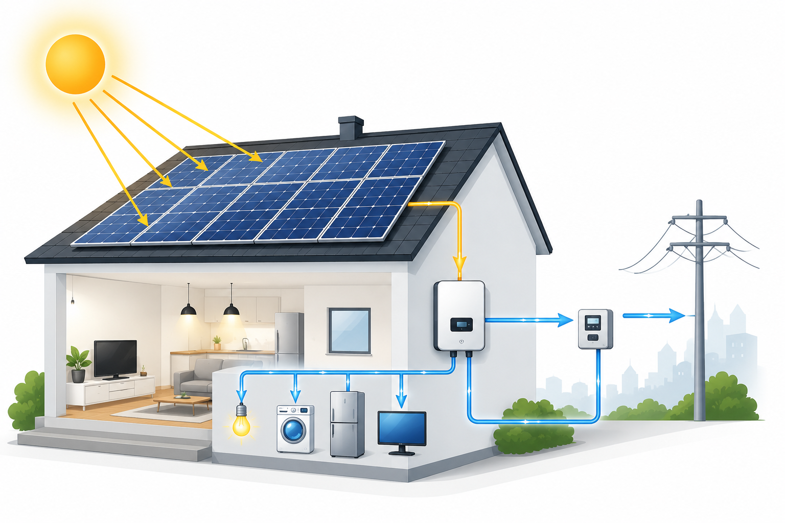Solceller: pris, batteri och installation 2026 | Bygglov.se